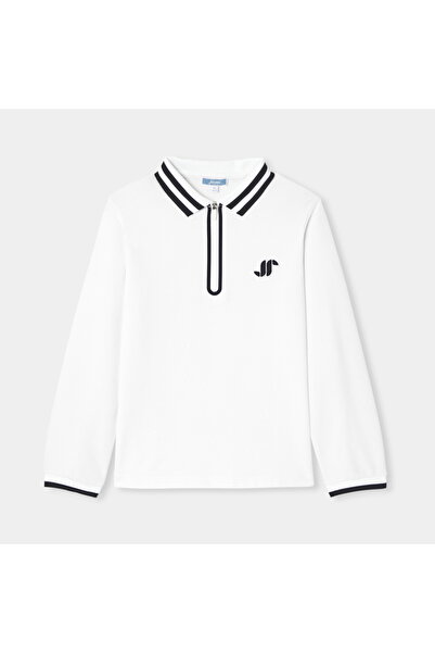 jacadi Boy's Half-Zip Polo Neck Sweatshirt