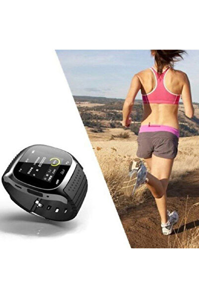 SUPER TRENDS SUPER TRENDS® Smart Watch, Bluetooth, Waterproof, Calls, Music, Pedometer, Fitness, Black