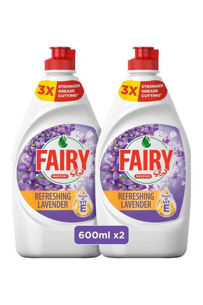 Generic Fairy Dishwashing Liquid Refreshing Lavender 2 x 600ml
