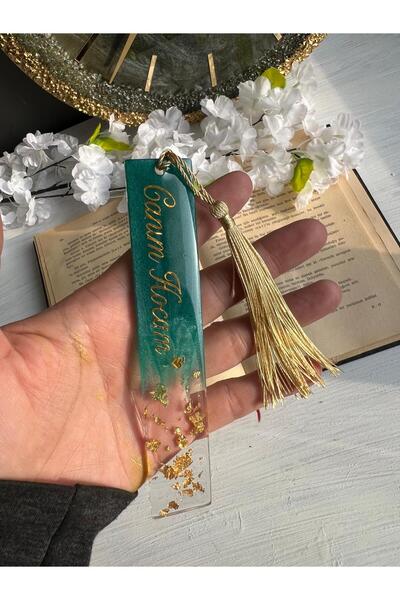 Sultan Tasarım Kişiye Özel Epoksi Hediyelik Kitap Ayracı