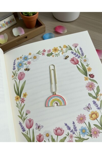 Pinkar Studio Gökkuşağı Kitap Ayracı