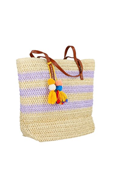 David Jones Geanta de plaja paie/rafie Mov (BS60YQ2306042)