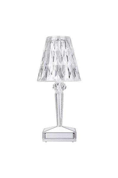 SUPER TRENDS SUPER TRENDS® LED Crystal Table Lamp, Tactile, 3 Color Modes, Acrylic, Height 26 cm
