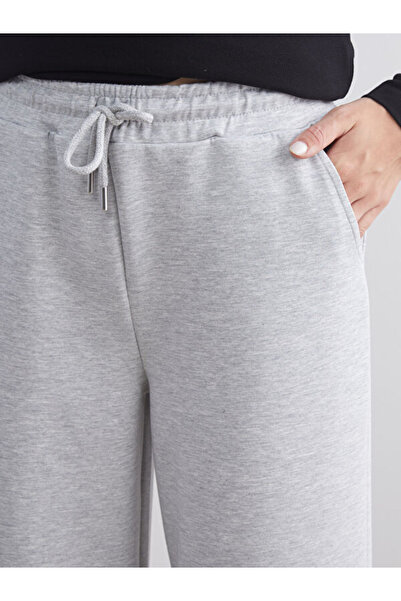 LC Waikiki Women's Wide Leg Sweatpants with Elastic Waist