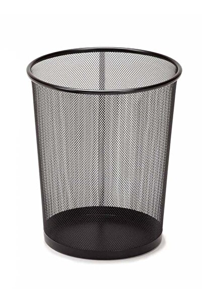 Generic سلة مهملات دائرية من شبك فولاذي من MOMENT للاستخدام في مرآب المنزل والمكتب. مقاس 27×26