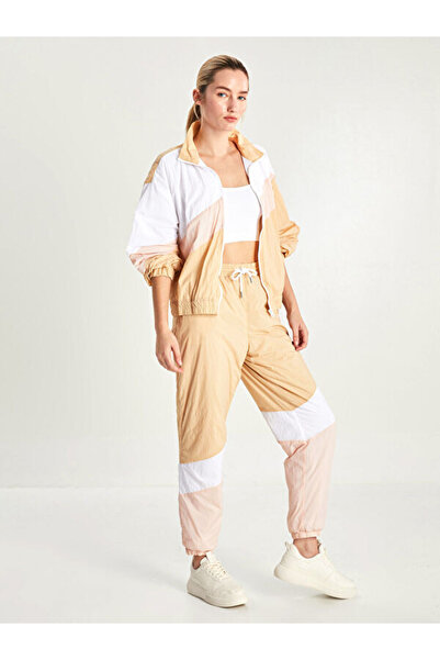 LC Waikiki Elastic Waist Color Block Pocket Detailed Jogger Women's Sweatpants