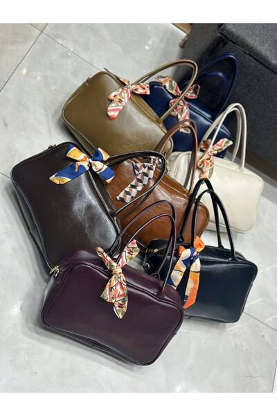 wikidayss Women's Scarf Detailed Hand and Shoulder Bag