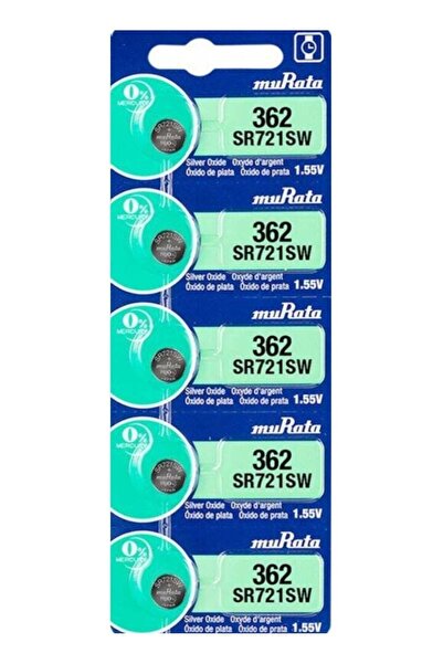 Generic muRATA 5-Pieces Murata SR721SW / 362 Silver Oxide 1.55V (muRata) Japa...