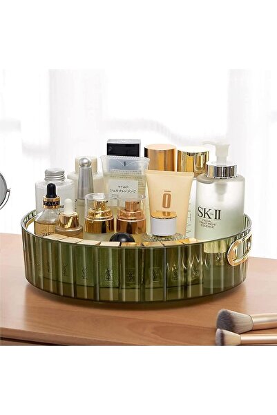 SULFAR منظم مستحضرات التجميل والعطور من ليزي سوزان، يدور 360 درجة، سعة كبيرة ...