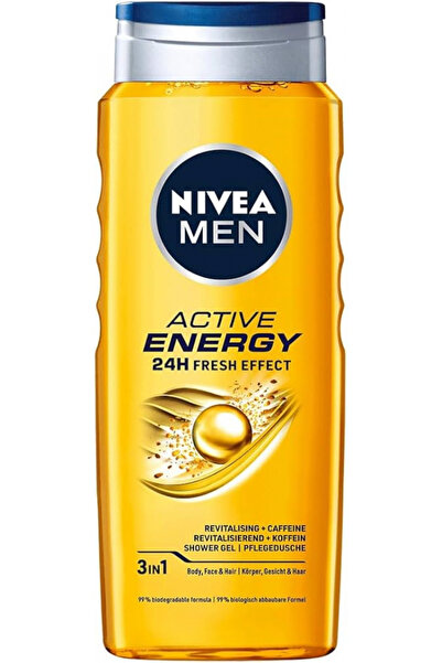 NIVEA Gel de duș 3 în 1 500 ml Men Active Energy