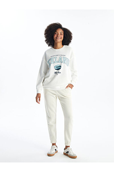 LC Waikiki Women's Elastic Waist Straight Jogger Sweatpants