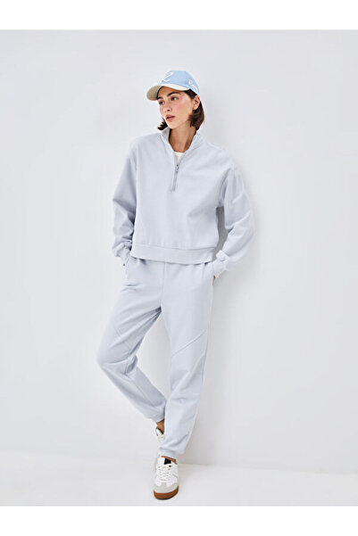 LC Waikiki Pantaloni de sport Jogger groși pentru femei cu talie elastică