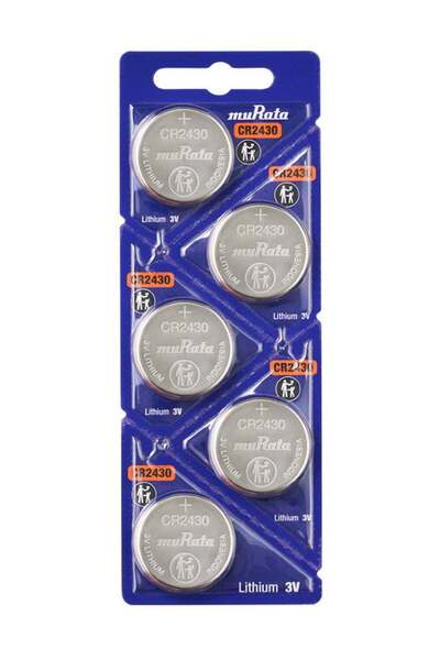 Generic muRATA 5-Pieces Murata CR2430 Lithium 3V (muRata) Indonesia Batteries