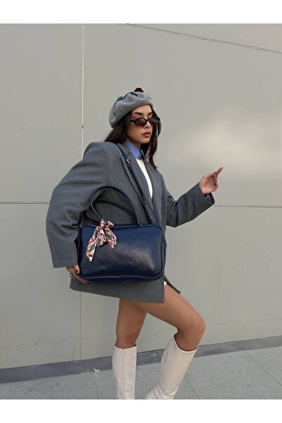 wikidayss Women's Scarf Detailed Hand and Shoulder Bag