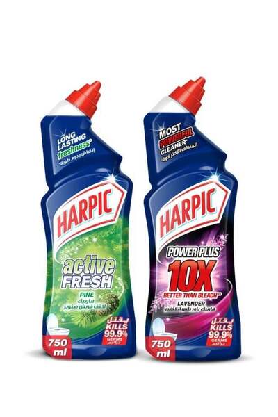 Generic Harpic Toilet Cleaner Liquid Active Fresh Pine -Power Plus Lavender 2...