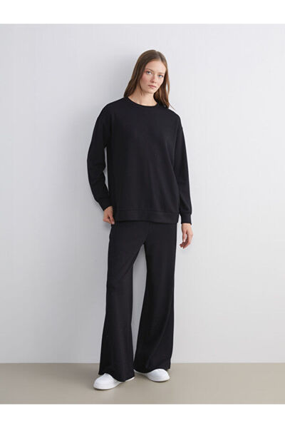 LC Waikiki بنطال رياضي نسائي واسع الساق بخصر مطاطي