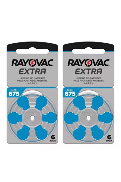 Generic بطاريات رايوفاك إكسترا (مقاس 675) لأجهزة السمع من زنك-إير، 0% زئبق، 1...