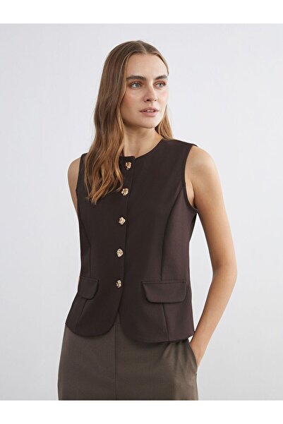 LC Waikiki Lcwaikiki Classic Crew Neck Women's Classic Vest