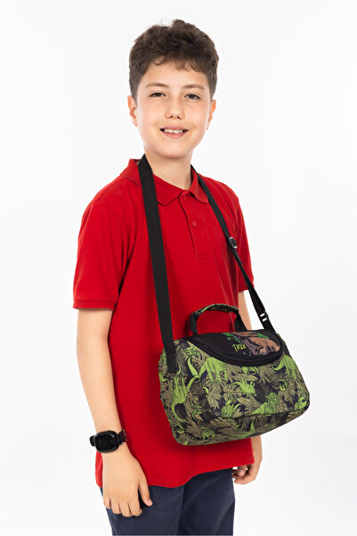 Necati Çanta Licensed T-Rex Patterned Elementary School Lunch Box