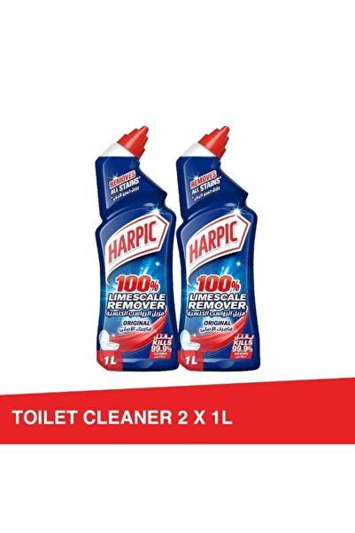 Generic منظف المرحاض هاربيك الأصلي لإزالة الترسبات الكلسية، عبوة من قطعتين، س...