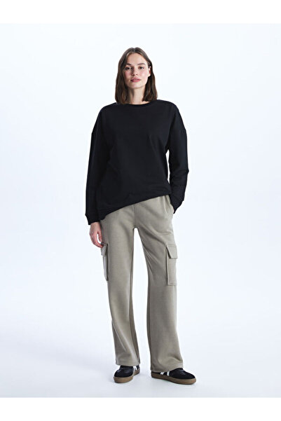 LC Waikiki Γυναικείο παντελόνι φούτερ με ελαστική μέση, άνετο και άνετο