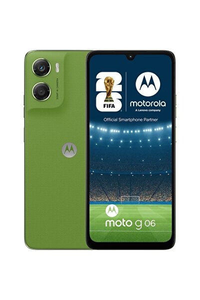 Motorola G06, 256GB, 4GB RAM, Διπλή SIM, Πράσινο Tendril