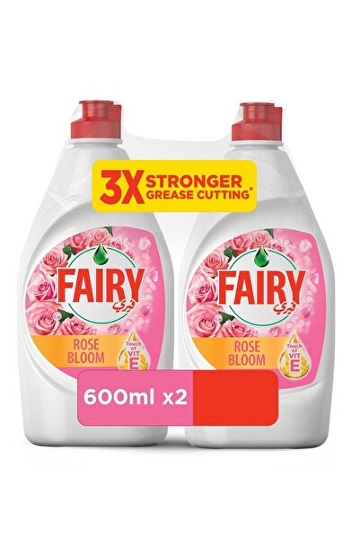 Generic Fairy Dishwashing Liquid Rose Bloom 2 x 600ml