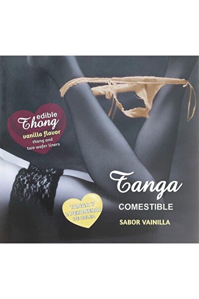 SECRET PLAY Edible Wafers Thong and 2 Pads Set, Vanilla Flavor – Hotflowers