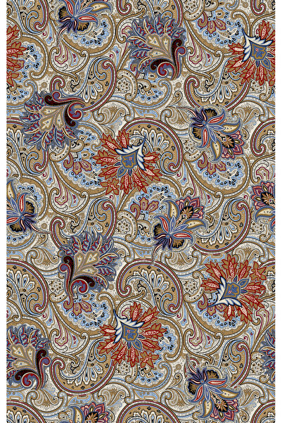 Novinqa Vintage Şal Desenli Baskılı Kumaş