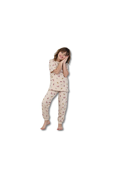 Baby Kız çocuk kısa kollu pijama takımı