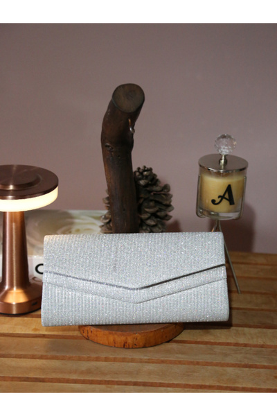 Alvora Black - White - Silver Glitter Covered Women's Evening Dress Evening B...