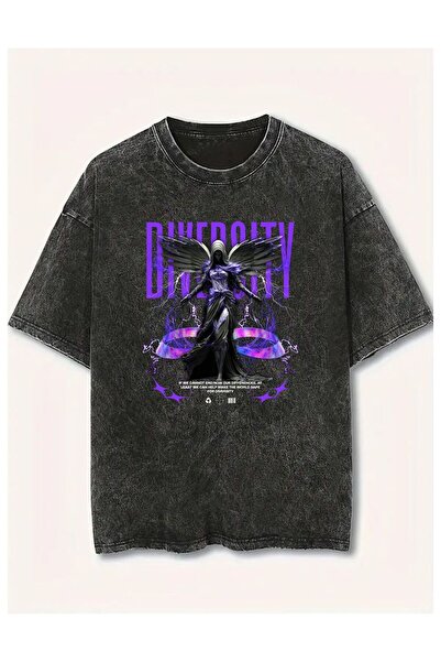 Weekeep Tricou unisex vintage imprimat, lavabil