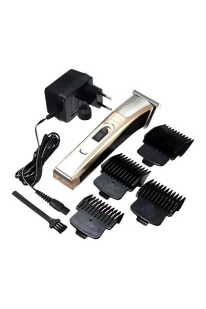 Kemei KM-5017 Rechargeable Hair Trimmer - Gold/Black