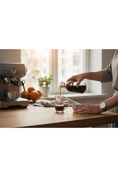 YANPA TİCARET 1-Piece Glass Sauce Bowl Oil Pot Stylish Design with Scale Markings Presentation Bowl Sauce Bowl