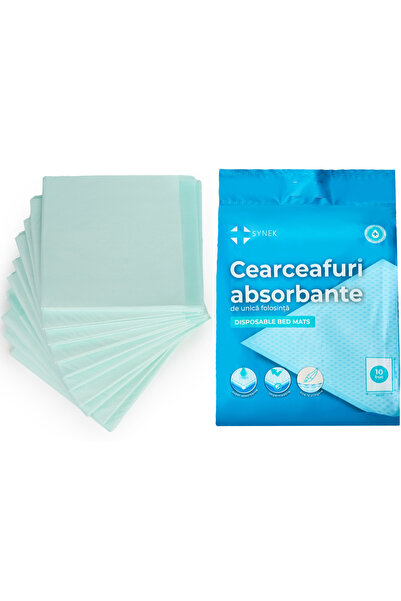 synek απορροφητική βρεφική πάνα, 60 x 90 εκ., 10 τεμάχια