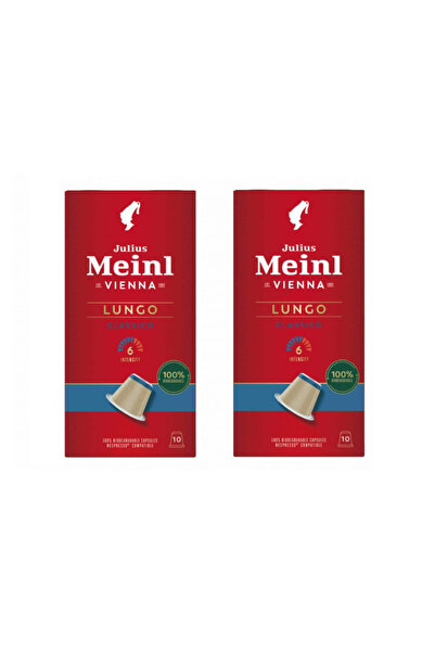 Julius Meinl Cafea Capsule Lungo Classico, compatibile Nespresso, 20 capsule