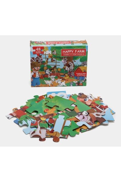 OEM Happy Farm Jumbo Floor Puzzle - 48 Large Pieces