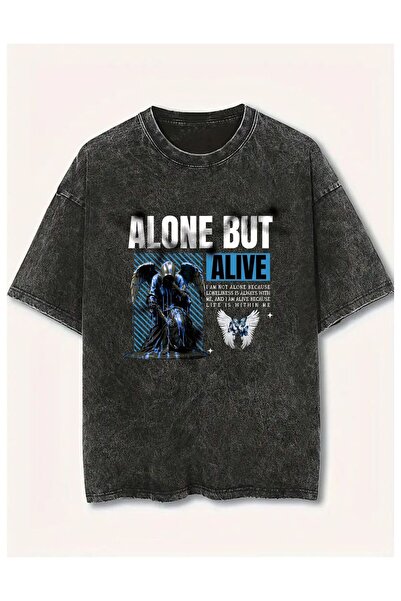 Weekeep Tricou unisex vintage imprimat, lavabil