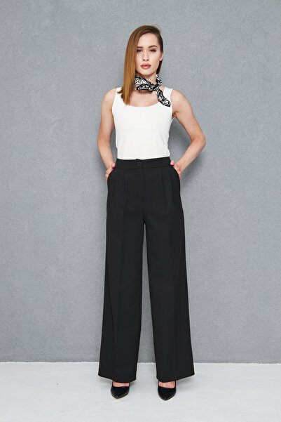 Nadrina Fabric Buttoned Pants