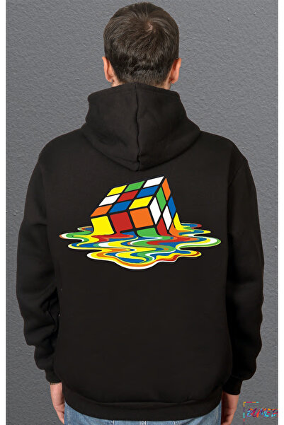 Bumeta Rubik Zeka Cub Erimat Combinație Tricou Hanorac Unisex cu Glugă