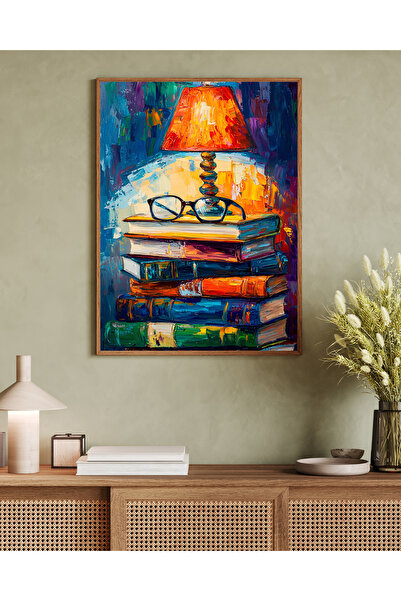 woodhomeworks Tek Parça Salon Ofis Dekor Tablo Vrynt