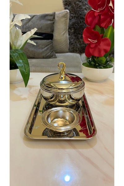 Palaces Large silver nickel and two-tone nickel date set - 3 pieces