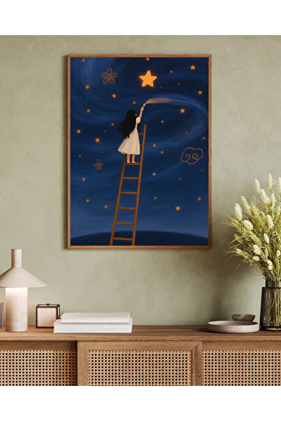 woodhomeworks Tek Parça Salon Ofis Dekor Tablo Vrynt