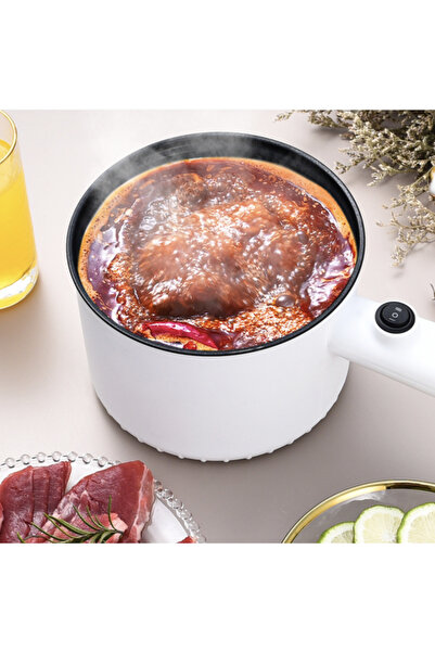 Muchmy Electric Pot Multifunctional Rice Cooking Eggs Boiling Noodles Pot With Glass Lid - 1.5L