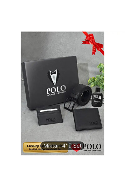 HediyelikÜrünler Orijinal Erkek 4’lü hediye kutulu Luxury seri set/Erkek Keme...