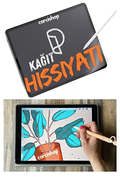 corcishop Apple iPad Air 11 2025 M3 (A3266-A3267) Paperlike Çizim Ekran Koruy...