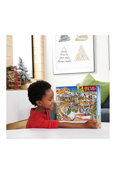 mattel Hot Wheels Advent Calendar with 24 special Christmas accessories, +3 years