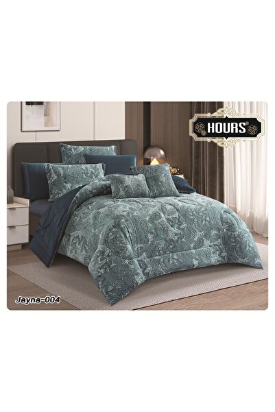 Moon Royal winter bedspread, 8 pieces, from Qasr Al-Arayes, with a classic embossed design and new colors.