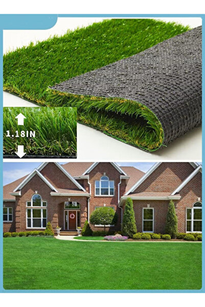 GRASS Artificial Natural Looking 30mm Thick 1 Meter x 4 Meter