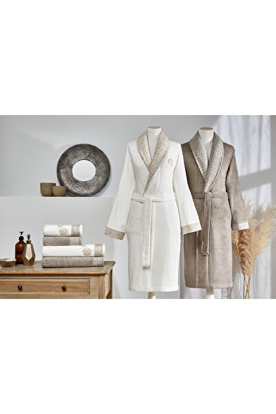 Özdilek PHLOX ΜΠΕΖ-ΚΡΕΜΑ ΟΙΚΟΓΕΝΕΙΑΚΟ ΣΕΤ ΜΠΑΝΙΟΥ